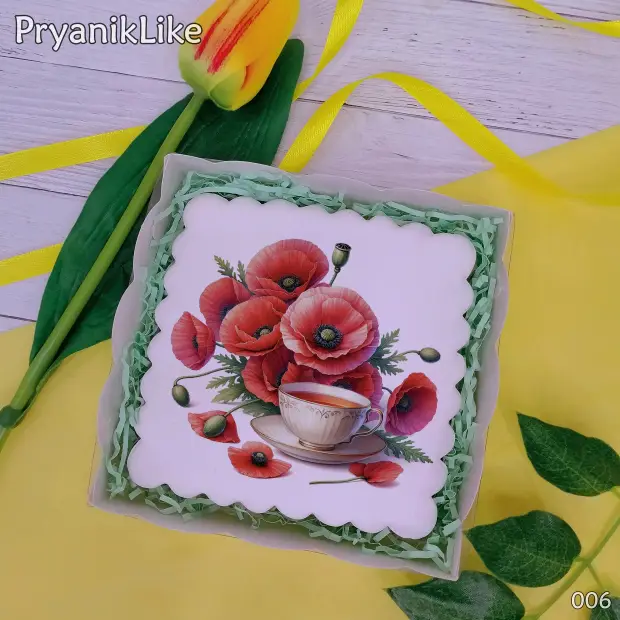 Пряник квадратный (бабушке) (10-10 см.)